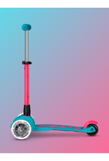 Micro Step Micro Mini step Deluxe LED Neon Aqua/Roze