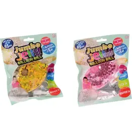 Opblaasbare jelly ballonbal met glitter
