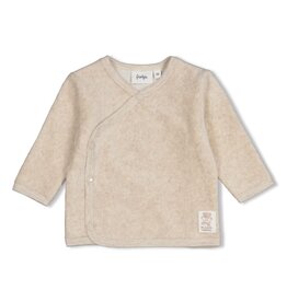 Feetje Overslagshirt velours rib - The Cuddle Company Taupe Melange