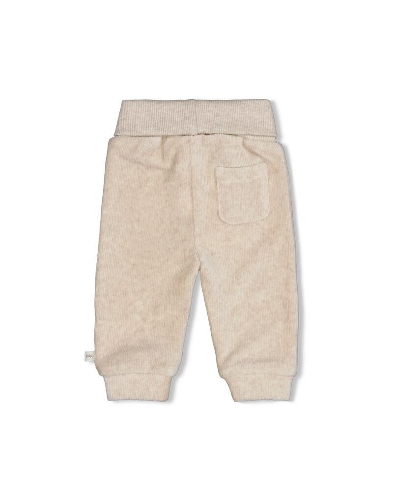 Feetje Broek velours rib - The Cuddle Company Taupe Melange