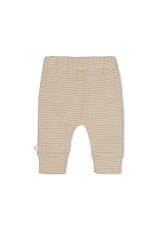 Feetje Broek rib met streep - Over the Moon for You Taupe