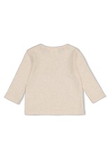 Feetje Longsleeve rib - Over the Moon for You Offwhite Melange