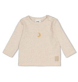 Feetje Longsleeve rib - Over the Moon for You Offwhite Melange