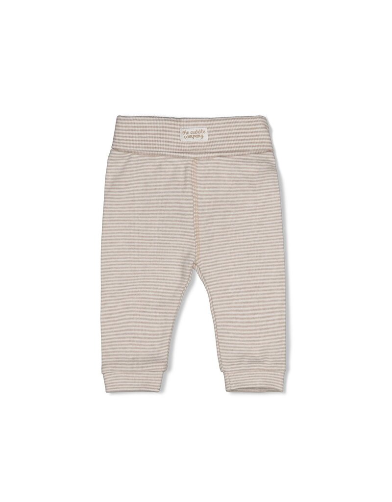 Feetje Broek streep - The Cuddle Company Bruin Melange