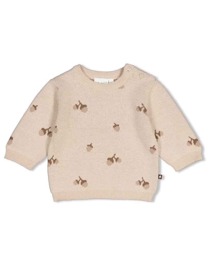 Feetje Sweater gebreid AO - The Knits Zand