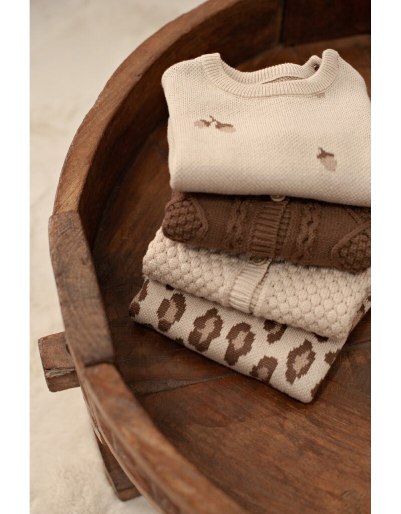 Feetje Sweater gebreid AO - The Knits Zand