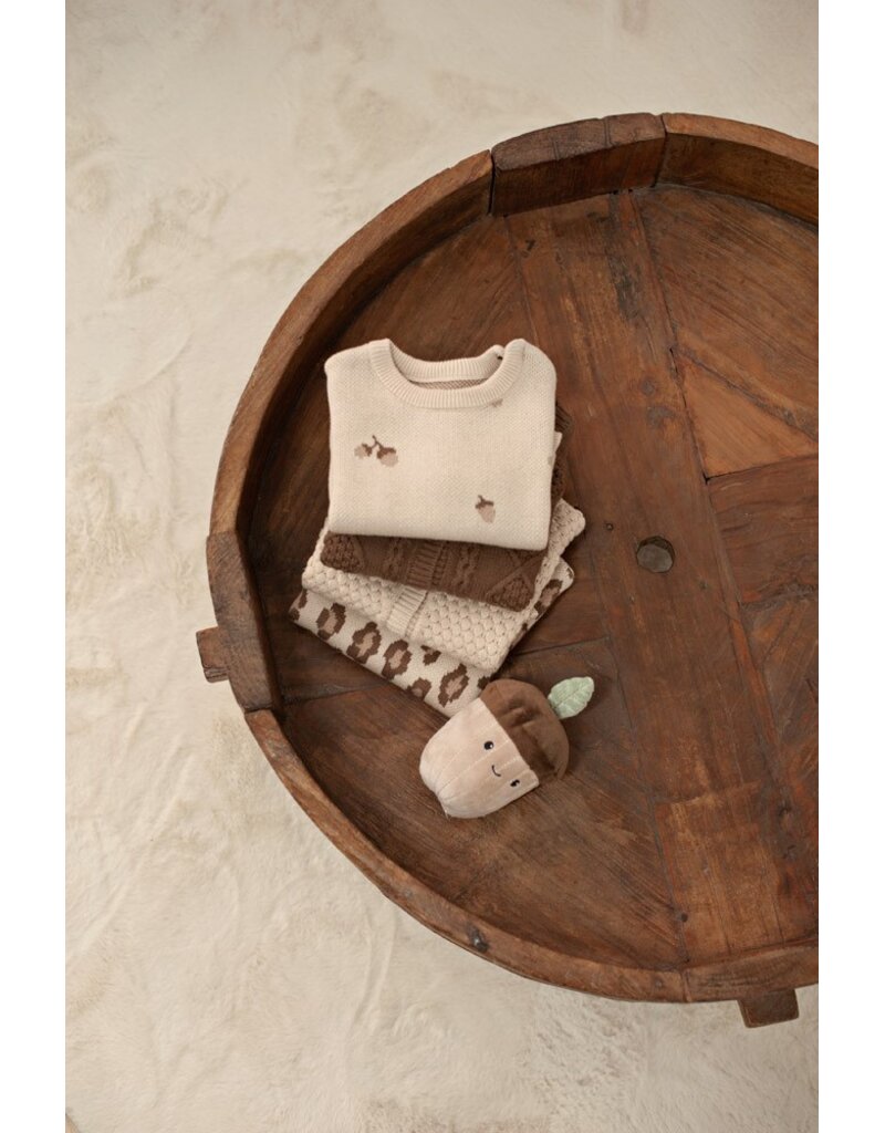 Feetje Sweater gebreid AO - The Knits Zand