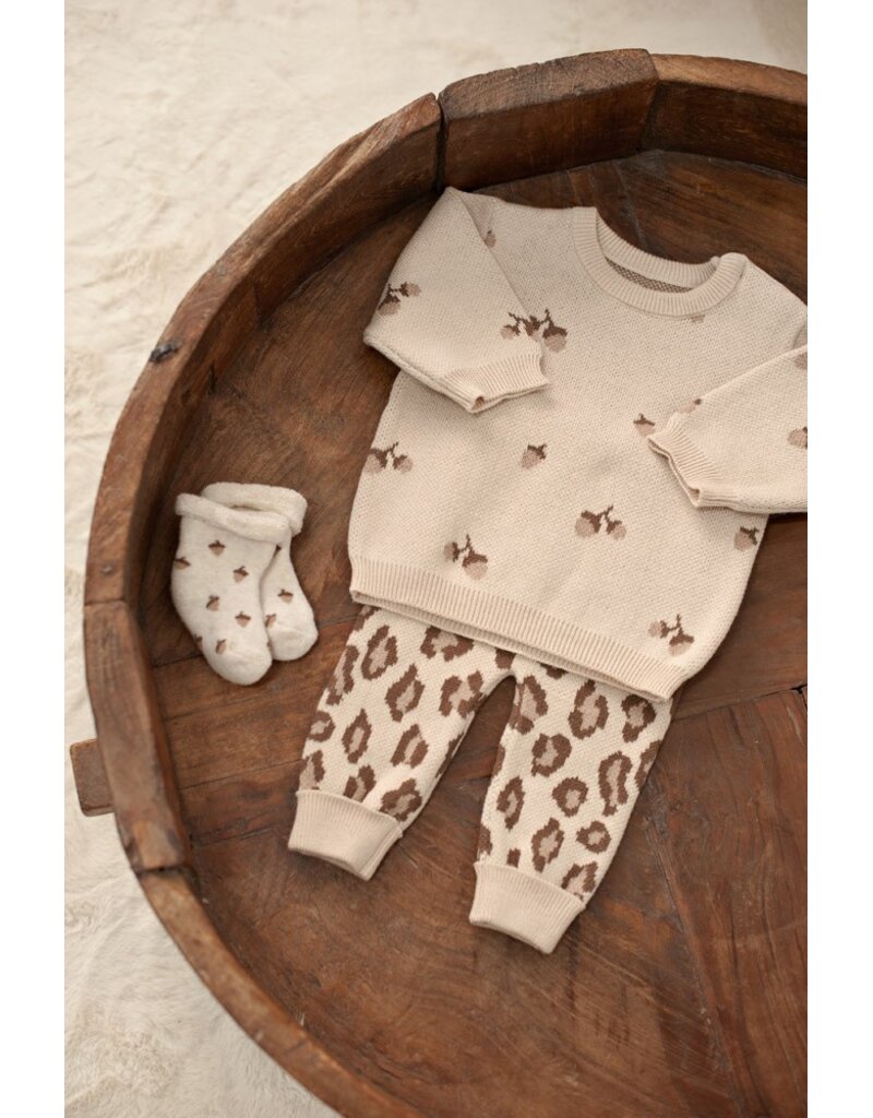 Feetje Sweater gebreid AO - The Knits Zand