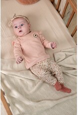Feetje Longsleeve rib - Fall in Love Roze Melange
