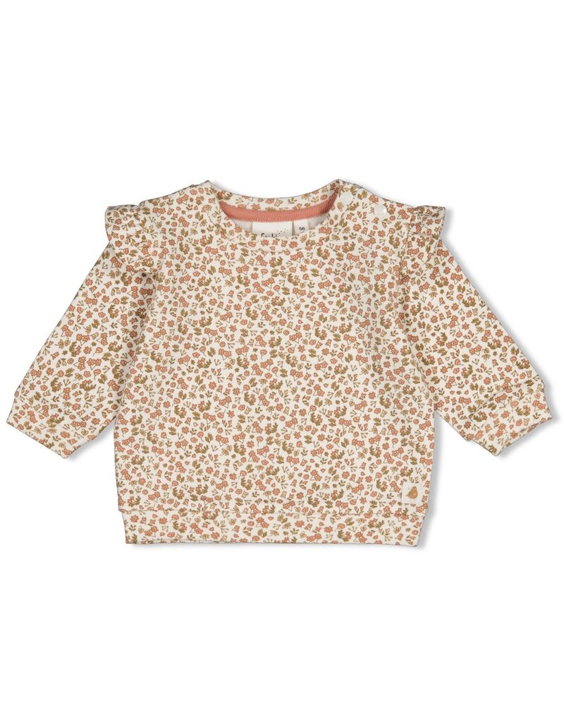 Feetje Sweater AOP - Fall in Love Offwhite