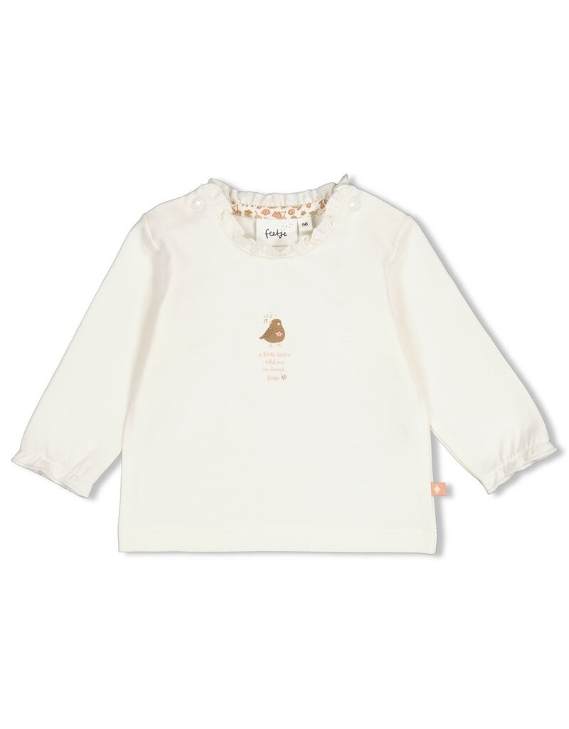 Feetje Longsleeve - Fall in Love Offwhite