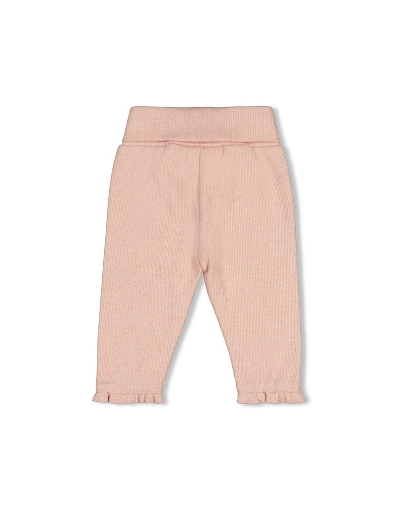 Feetje Broek rib - Fall in Love Roze Melange