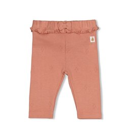 Feetje Legging pointelle rib - Fall in Love Roze