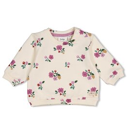 Feetje Sweater AOP - Afternoon Tea Creme