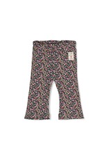 Feetje Flare broek rib AOP - Afternoon Tea Groen