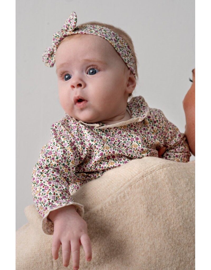 Feetje Longsleeve AOP - Afternoon Tea Creme