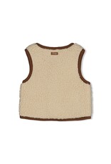 Feetje Omkeerbaar teddy gilet - Tiny Timber Tales Offwhite