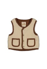 Feetje Omkeerbaar teddy gilet - Tiny Timber Tales Offwhite