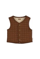 Feetje Omkeerbaar teddy gilet - Tiny Timber Tales Offwhite