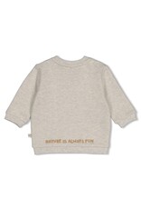 Feetje Sweater - Tiny Timber Tales Grijs Melange