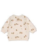 Feetje Sweater AOP relaxed fit - Tiny Timber Tales Offwhite