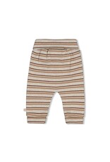 Feetje Broek rib met streep - Tiny Timber Tales Grijs Melange