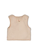 Feetje Omkeerbaar fake fur gilet - Forest Garden Zand