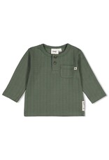 Feetje Longsleeve rib - Wiggle and Waddle Groen