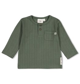 Feetje Longsleeve rib - Wiggle and Waddle Groen