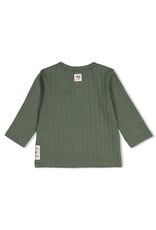Feetje Longsleeve rib - Wiggle and Waddle Groen