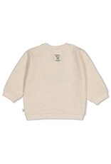 Feetje Sweater - Wiggle and Waddle Offwhite Melange