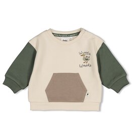 Feetje Sweater relaxed fit - Wiggle and Waddle Offwhite