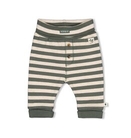 Feetje Broek streep - Wiggle and Waddle Groen