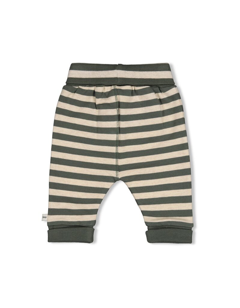 Feetje Broek streep - Wiggle and Waddle Groen