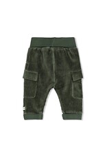 Feetje Broek velours rib - Wiggle and Waddle Groen