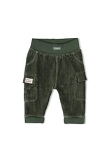 Feetje Broek velours rib - Wiggle and Waddle Groen