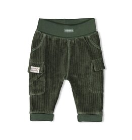 Feetje Broek velours rib - Wiggle and Waddle Groen