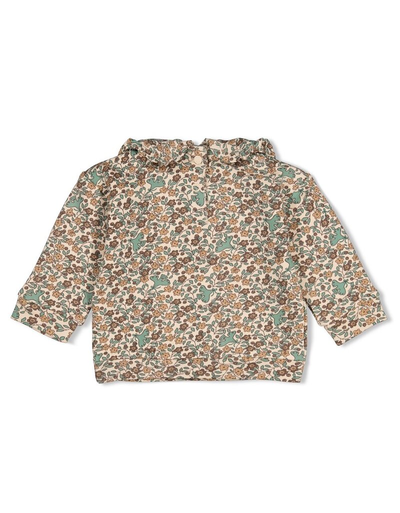 Feetje Sweater AOP relaxed fit - Lucky Bloombird Offwhite