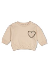 Feetje Sweater boxy oversized - Lucky Bloombird Offwhite
