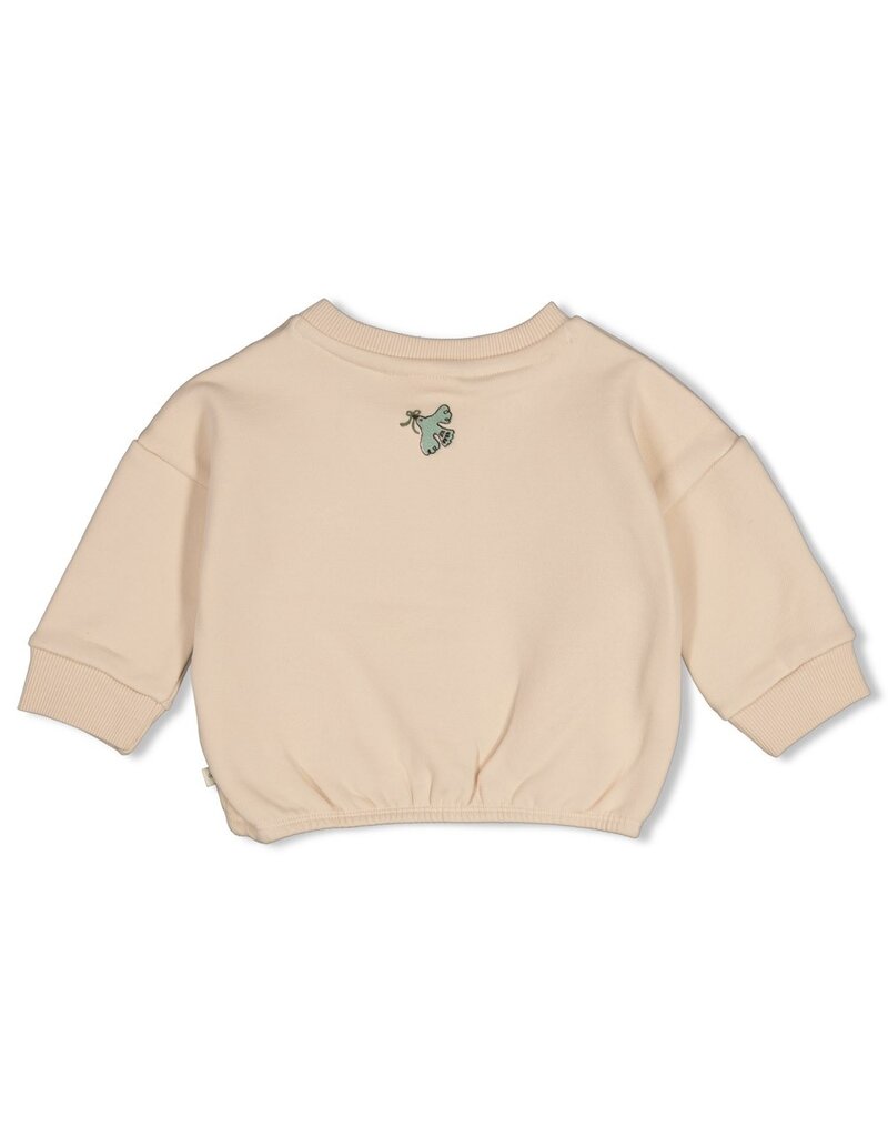 Feetje Sweater boxy oversized - Lucky Bloombird Offwhite