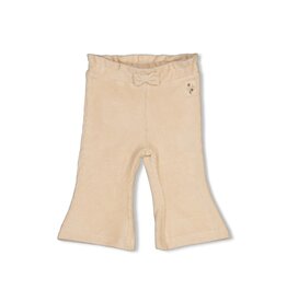 Feetje Flare broek velours rib - Lucky Bloombird Offwhite