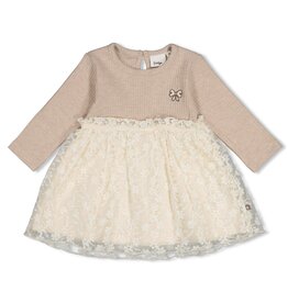 Feetje Jurk met geborduurd tule - Dress to Impress