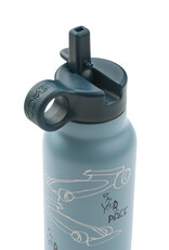 Liewood Falk Water Bottle 350 ml Race Cars / Beach Blue