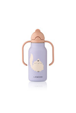 Liewood Kimmie Water Bottle 250 ml Cat / Warm Lilac