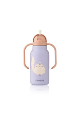 Liewood Kimmie Water Bottle 250 ml Cat / Warm Lilac