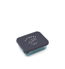 Liewood Ako Tritan Snack Box Race Car / Classic Navy
