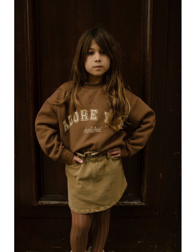 Charlie Petite Lux Sweater Brown