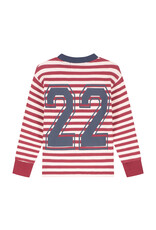 Charlie Petite Neil Longsleeve Stripes Brodeaux/Ecru