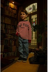 Charlie Petite Neil Longsleeve Stripes Brodeaux/Ecru
