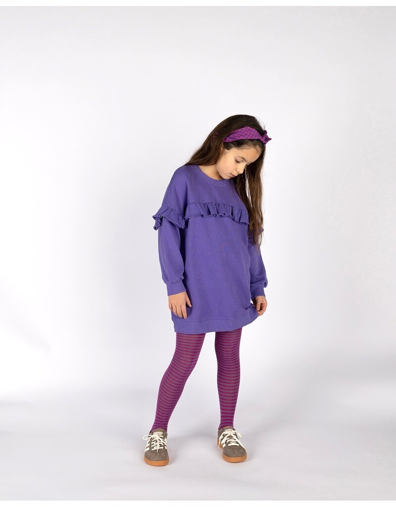 Nixnut Stripe tights blueberry stripe